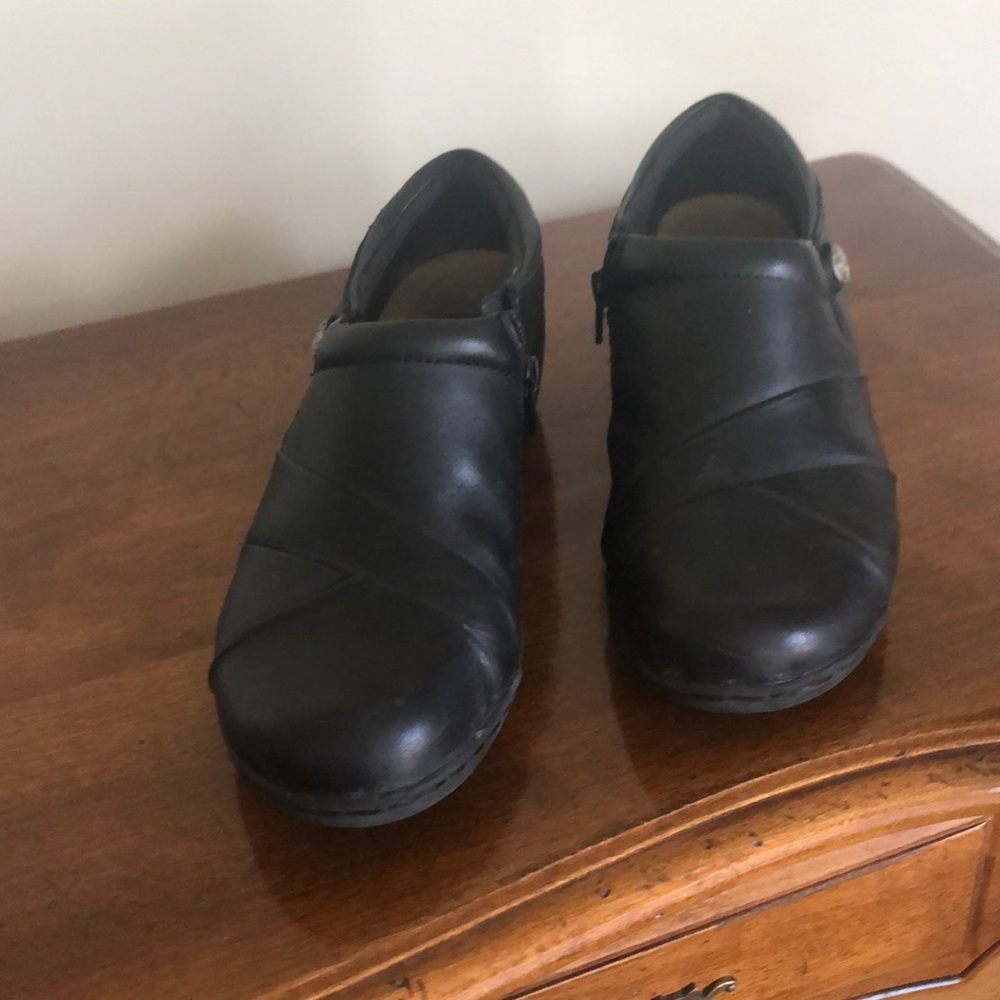 Black slip-on .